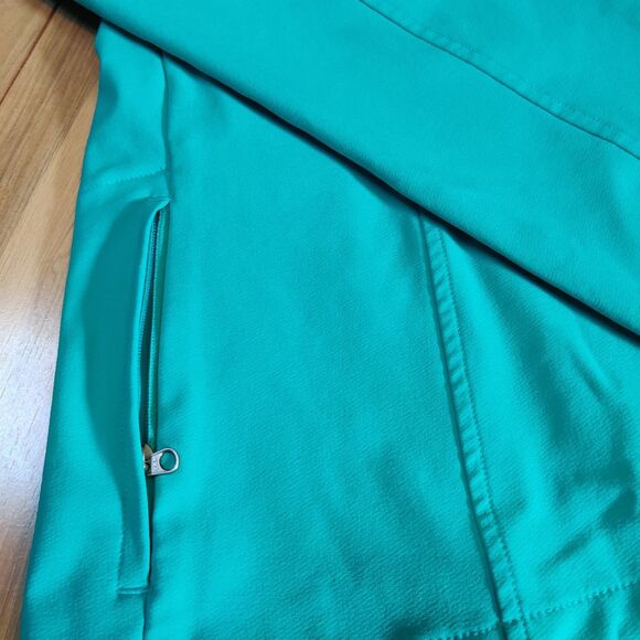 Women’s The North Face Teal Blue Green Apex 1/4 Zip Pullover Jacket Size Large - Picture 5 of 16